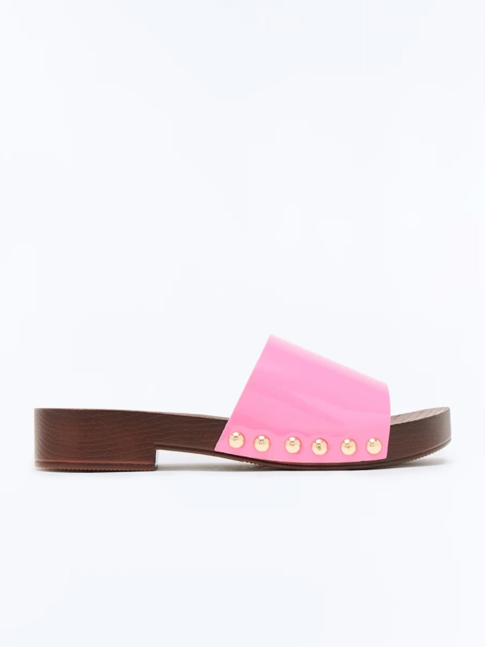 Melissa Studded Wood Sandals